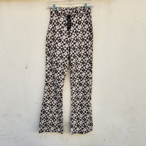 5/$100 SALE - MOTEL Zoven Trouser Daisy Patchwork - Picture 2 of 10